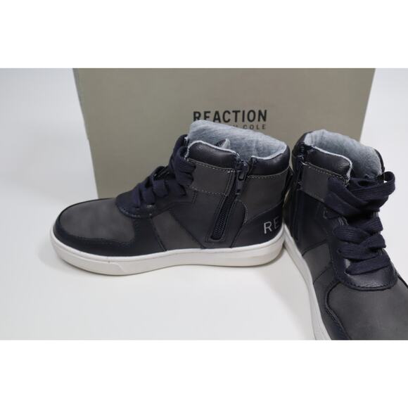Reaction Kenneth Cole Navy‎ and Grey High Tops Size 1 - Picture 4 of 7